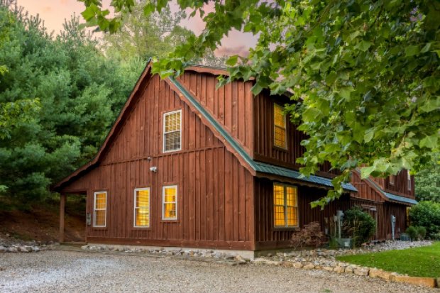 Blue Spruce cabin exterior